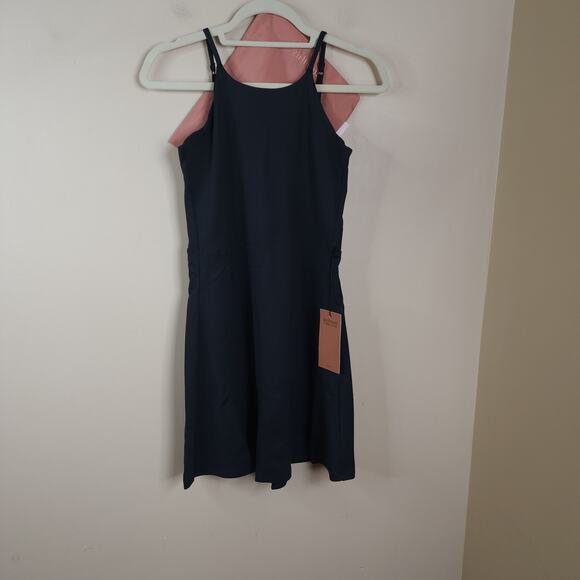 Girlfriend Collective Naomi Workout Dress in Black Size XL - Picture 1 of 9